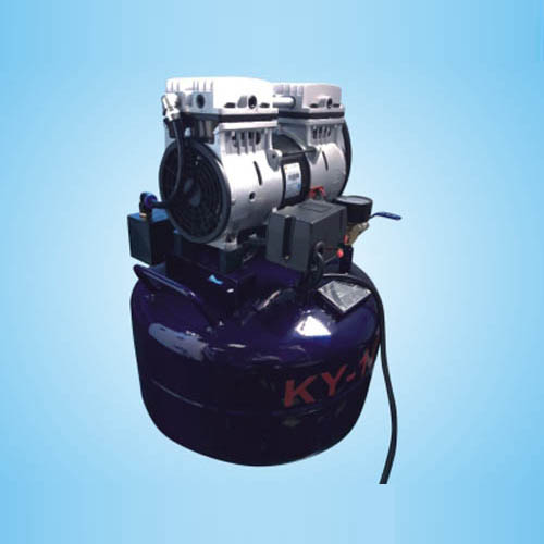 Noiseless oil-free medical air compressor